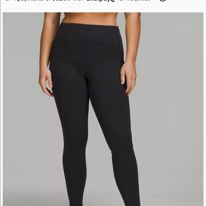 Lululemon size 4 leggings 28”